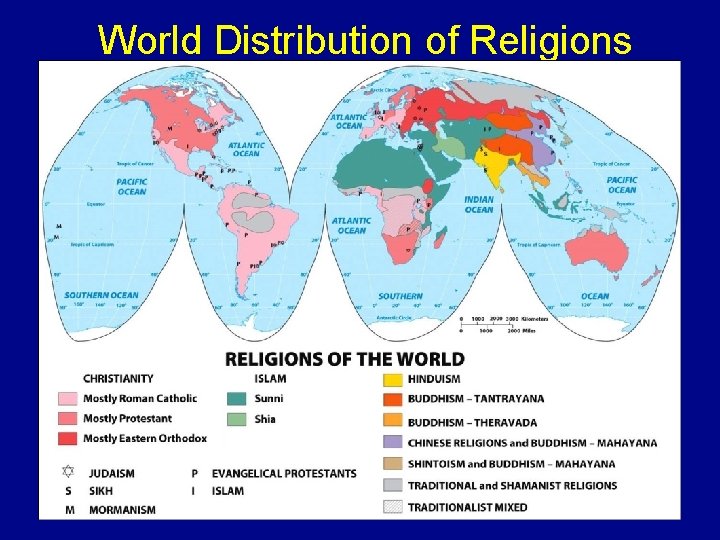 World Distribution of Religions 