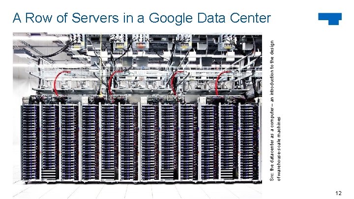 Src: the datacenter as a computer – an introduction to the design of warehouse-scale