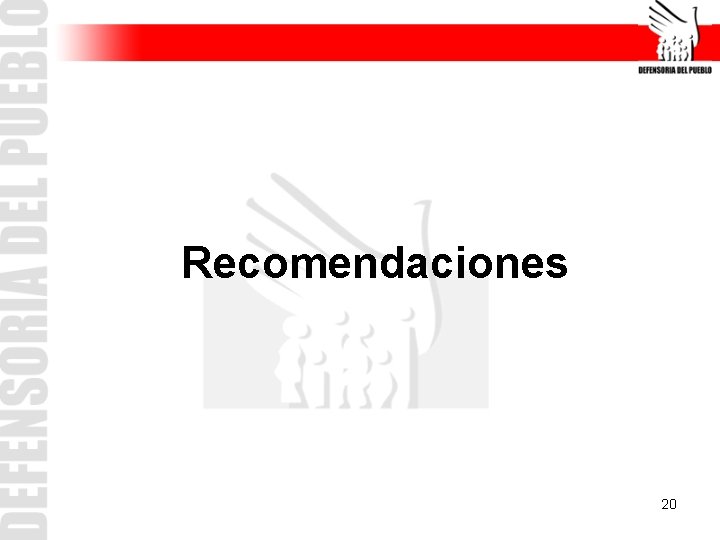 Recomendaciones 20 