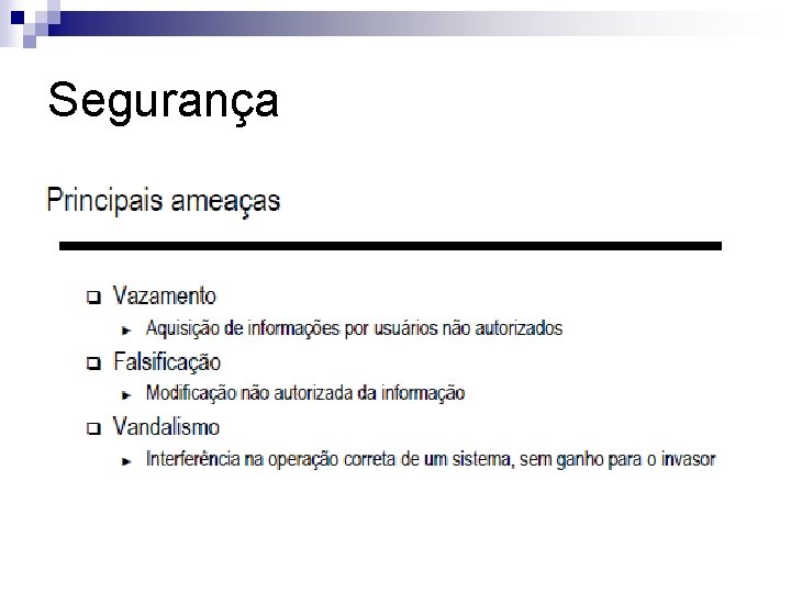 Segurança 