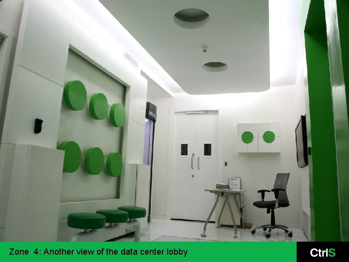 Zone 4: Another view of the data center lobby 