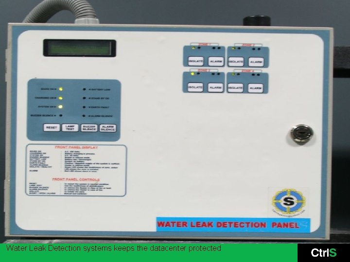 Water Leak Detection systems keeps the datacenter protected 