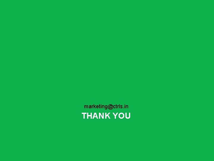 marketing@ctrls. in THANK YOU 