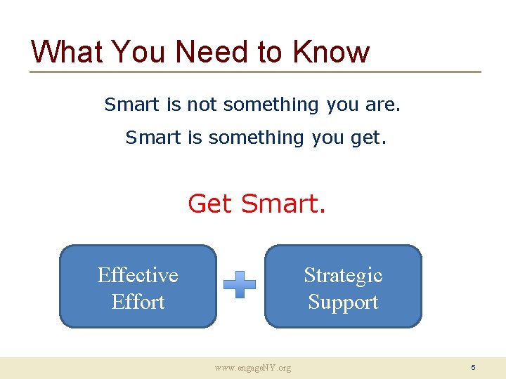 What You Need to Know Smart is not something you are. Smart is something