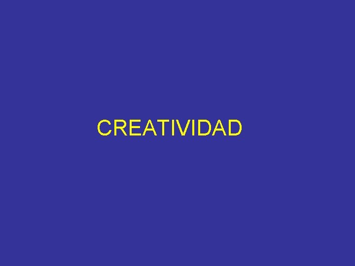 CREATIVIDAD 