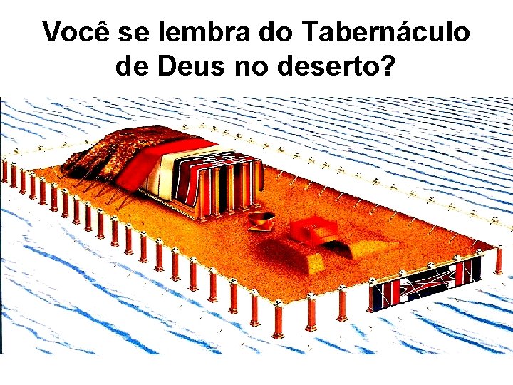 Você se lembra do Tabernáculo de Deus no deserto? 