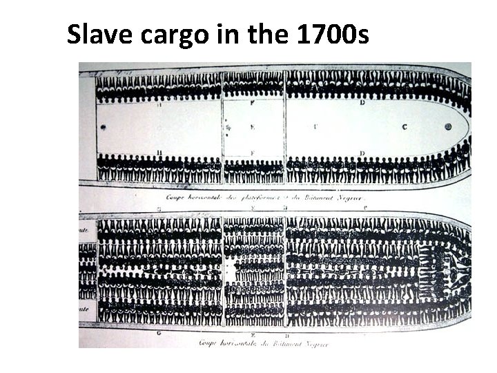 Slave cargo in the 1700 s 