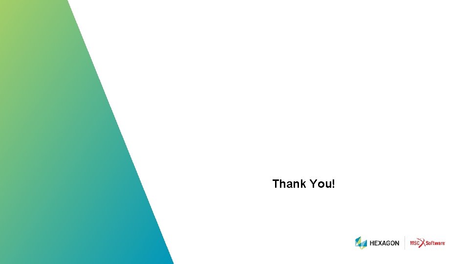 Thank You! 105 | hexagonmi. com | mscsoftware. com 