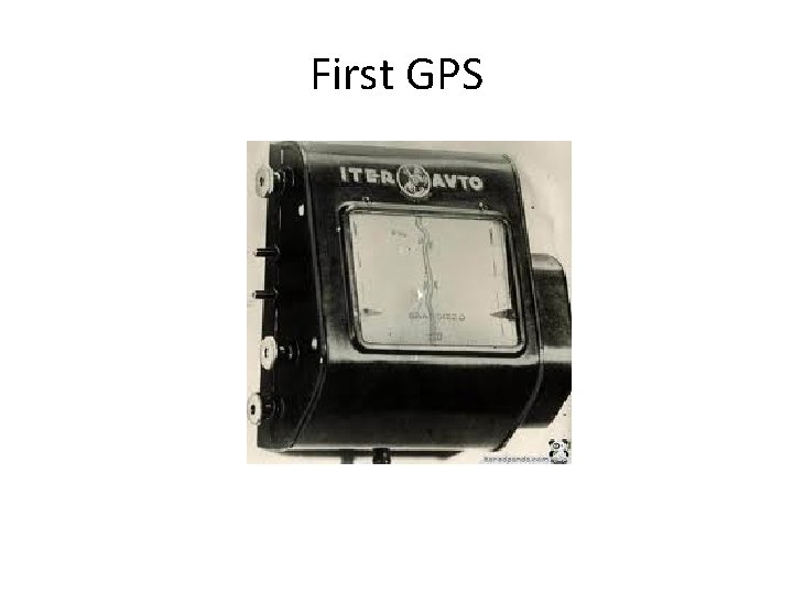 First GPS 