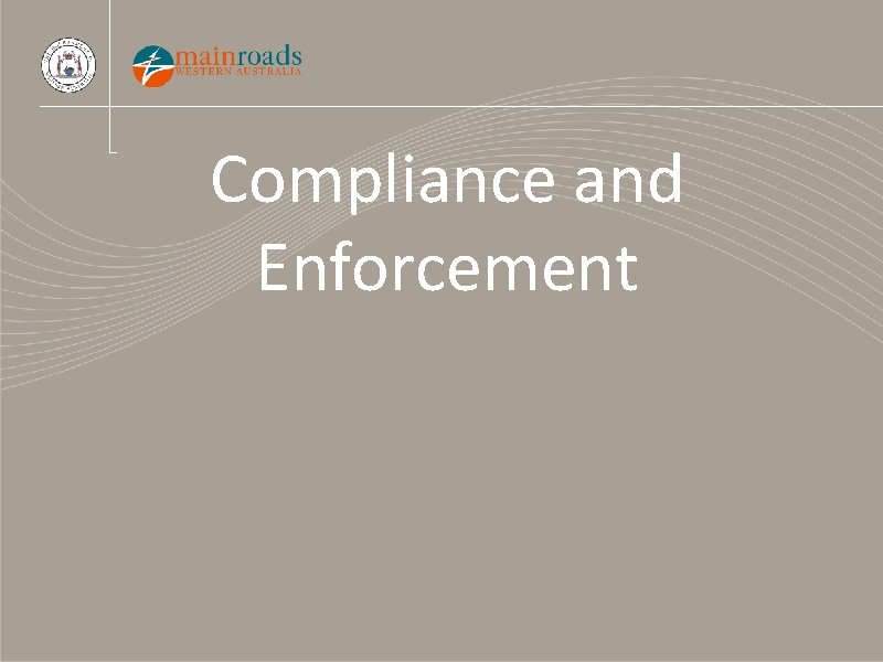 Compliance and Enforcement 