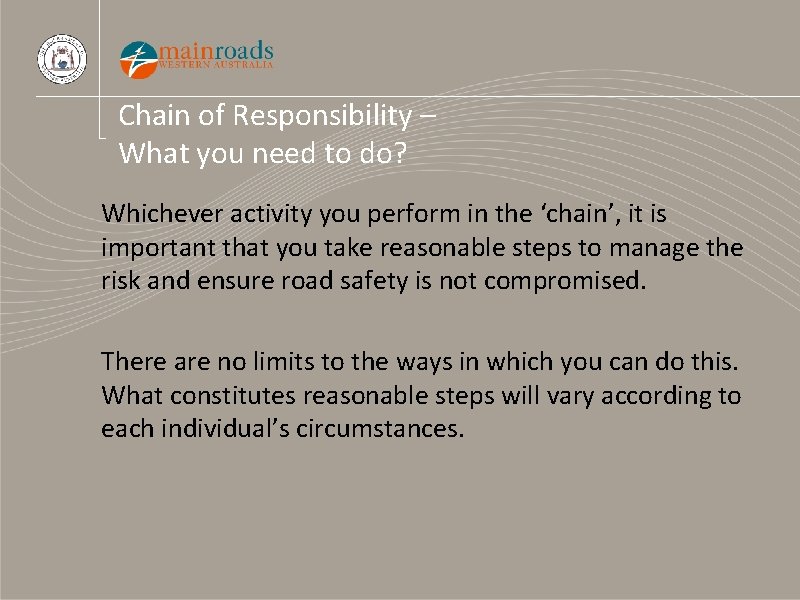Chain of Responsibility – What you need to do? Whichever activity you perform in