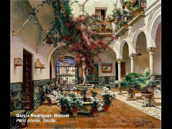 García Rodriguez, Manuel Patio interior, Sevilla 