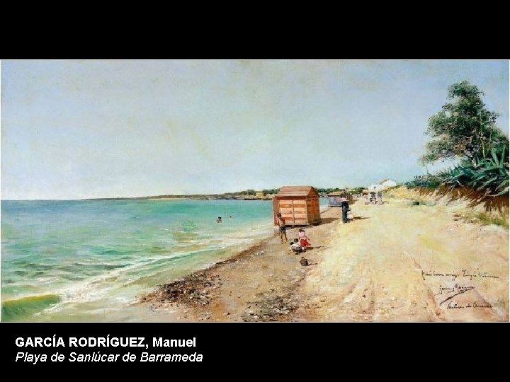 GARCÍA RODRÍGUEZ, Manuel Playa de Sanlúcar de Barrameda 