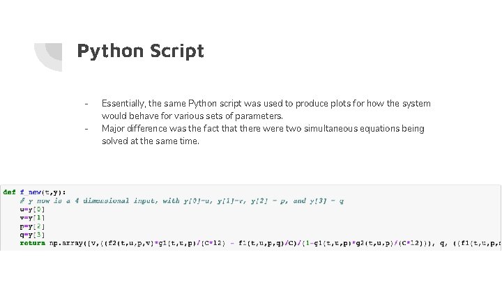 Python Script - Essentially, the same Python script was used to produce plots for