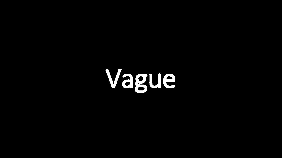 Vague 