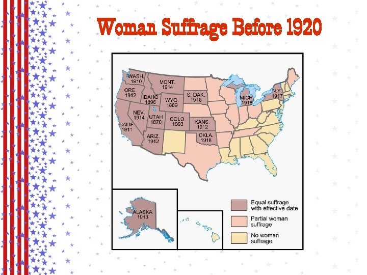 Woman Suffrage Before 1920 