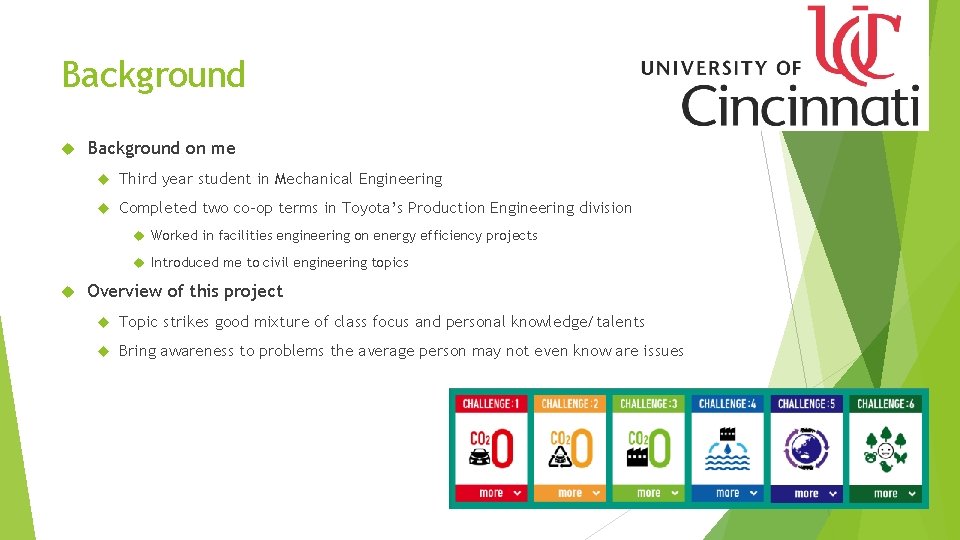 Background on me Third year student in Mechanical Engineering Completed two co-op terms in