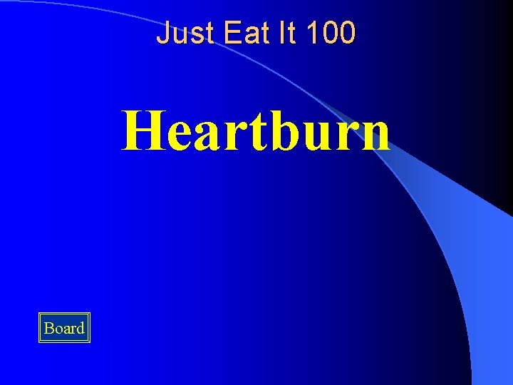 Just Eat It 100 Heartburn Board 