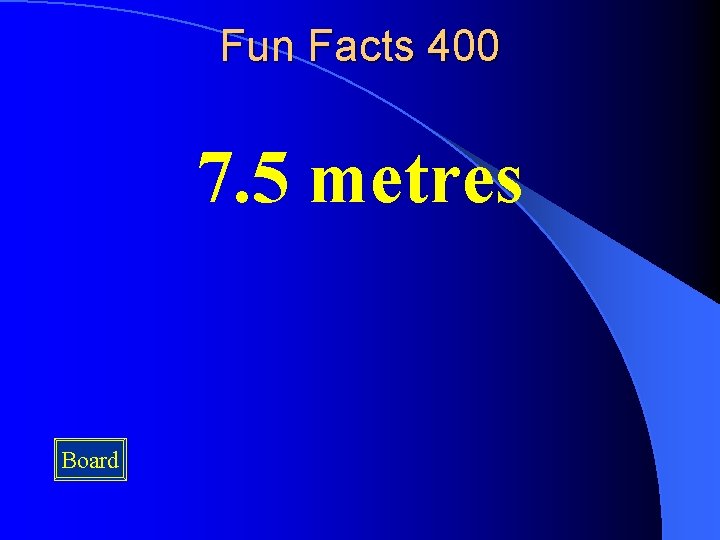 Fun Facts 400 7. 5 metres Board 