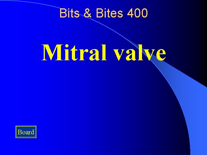 Bits & Bites 400 Mitral valve Board 