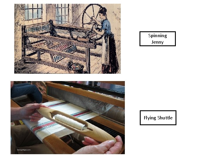 Spinning Jenny Flying Shuttle 