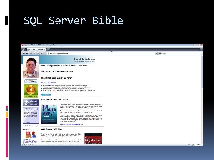 SQL Server Bible 