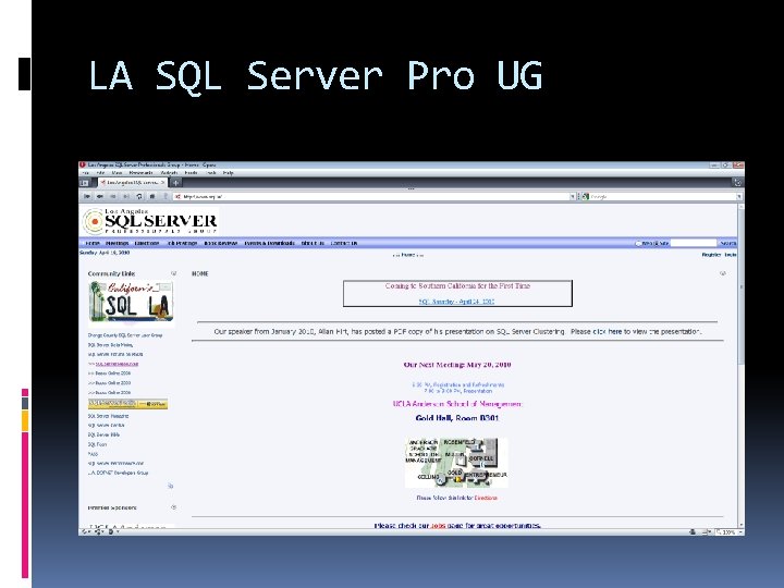 LA SQL Server Pro UG 