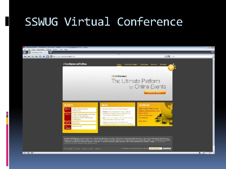 SSWUG Virtual Conference 