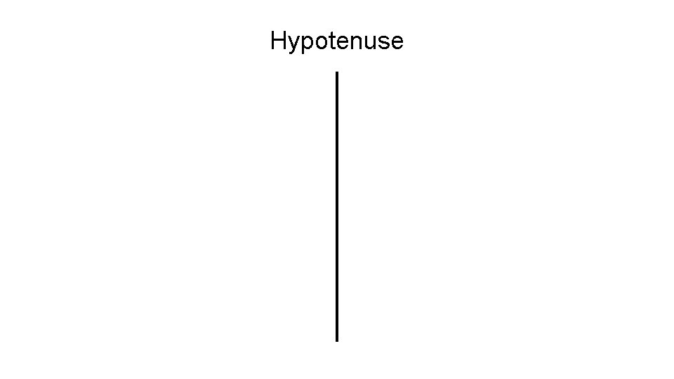Hypotenuse 