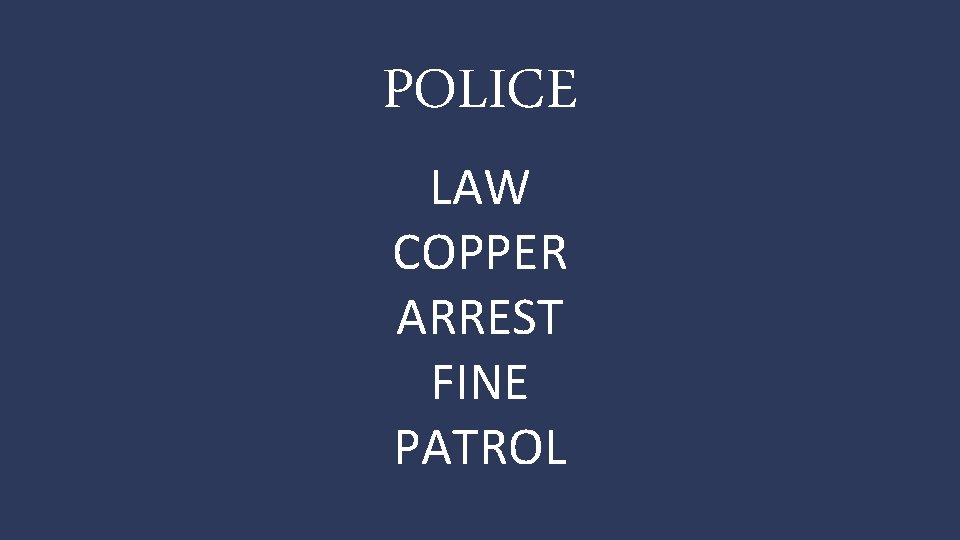 POLICE LAW COPPER ARREST FINE PATROL 