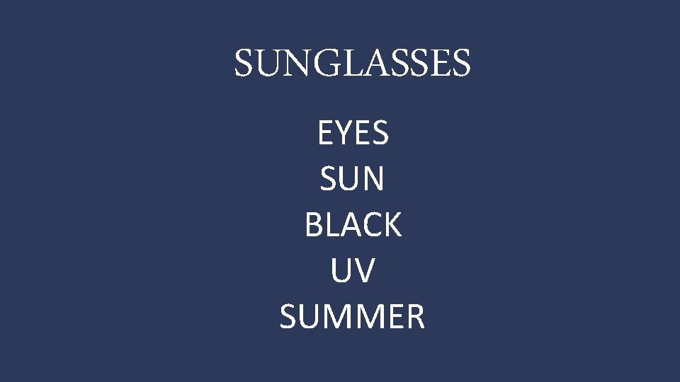 SUNGLASSES EYES SUN BLACK UV SUMMER 