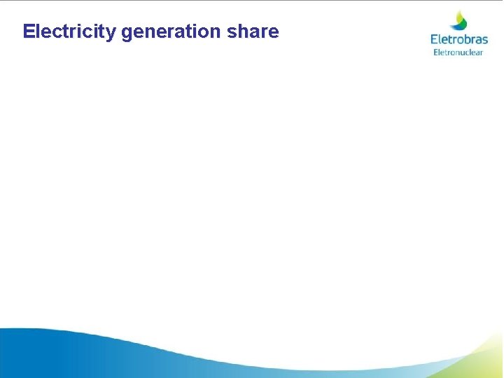 Electricity generation share 