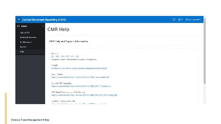 Defense Travel Management Office 