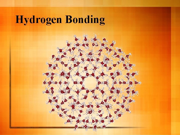 Hydrogen Bonding 