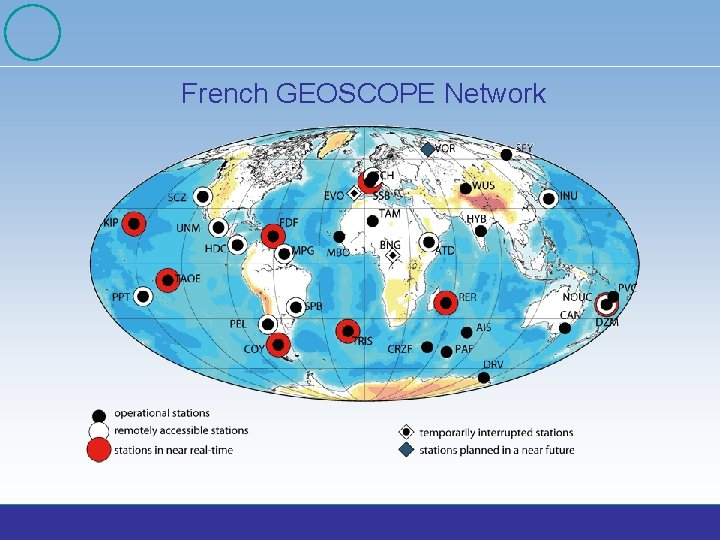 French GEOSCOPE Network 