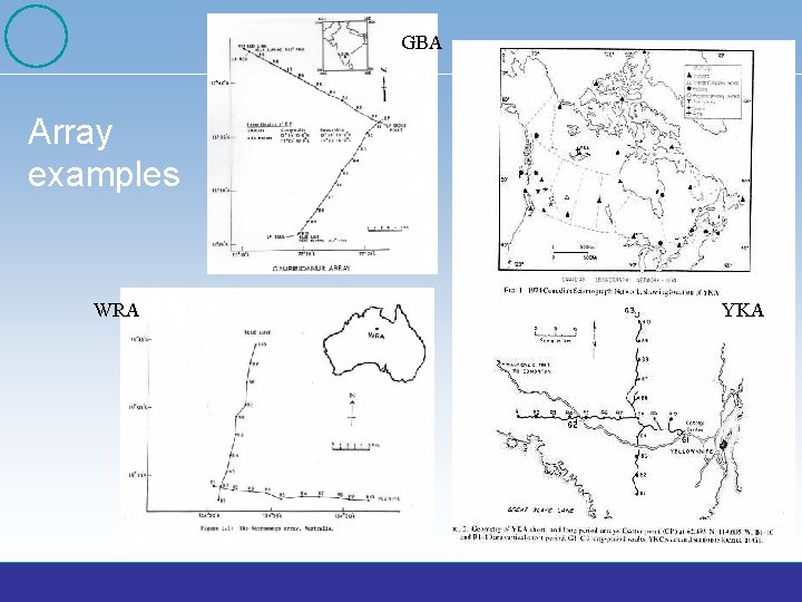 GBA Array examples WRA YKA 