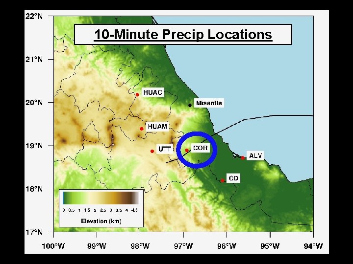 10 -Minute Precip Locations 