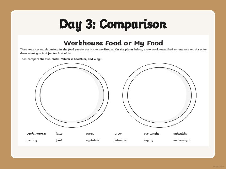 Day 3: Comparison 