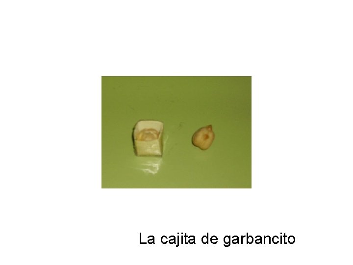 La cajita de garbancito 