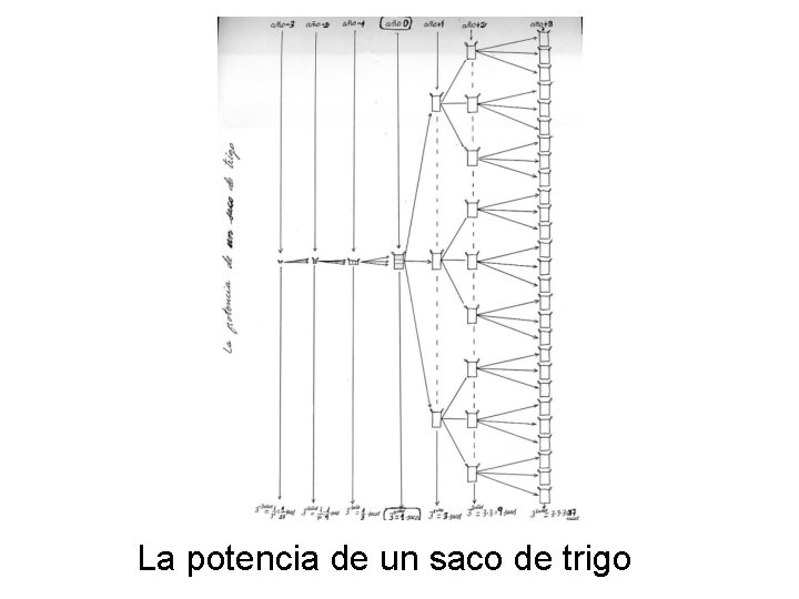 La potencia de un saco de trigo 