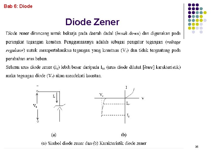 Bab 6: Diode Zener 35 