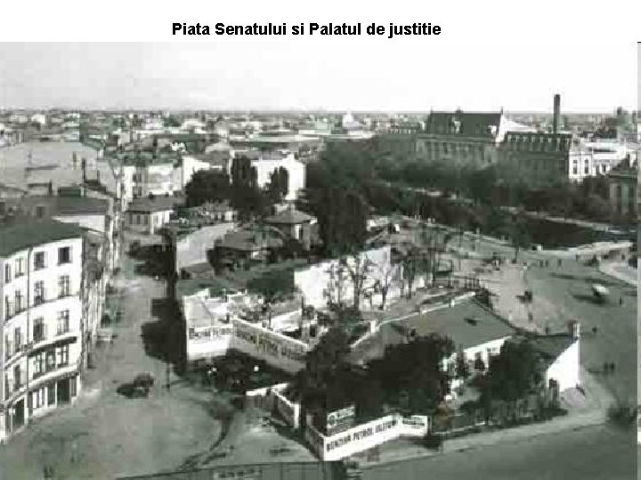 Piata Senatului si Palatul de justitie 