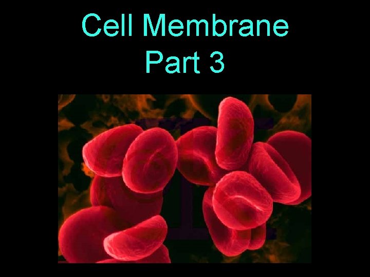 Cell Membrane Part 3 