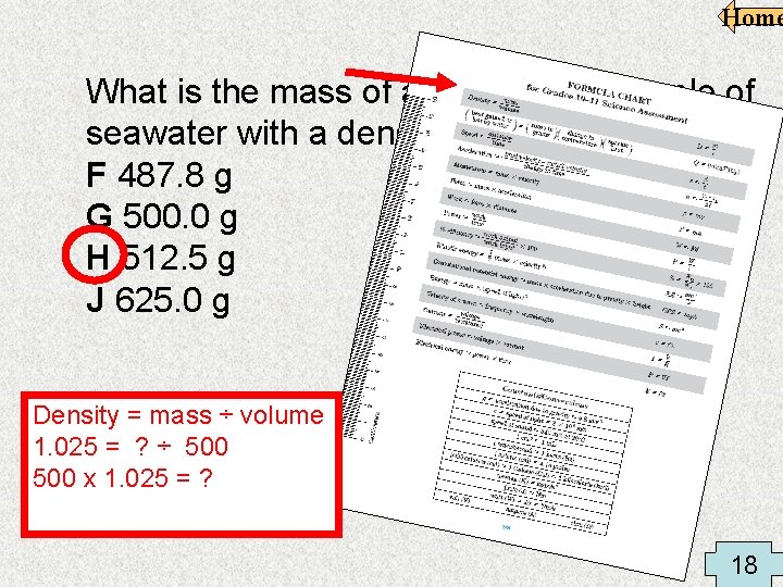 Home What is the mass of a 500. 00 m. L sample of seawater