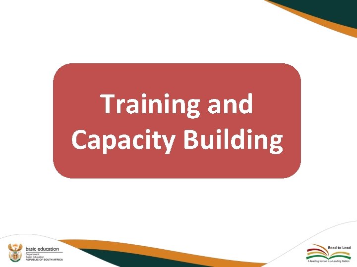 Training and Capacity Building 