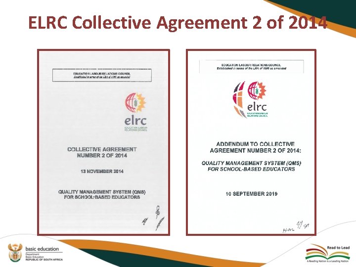 ELRC Collective Agreement 2 of 2014 