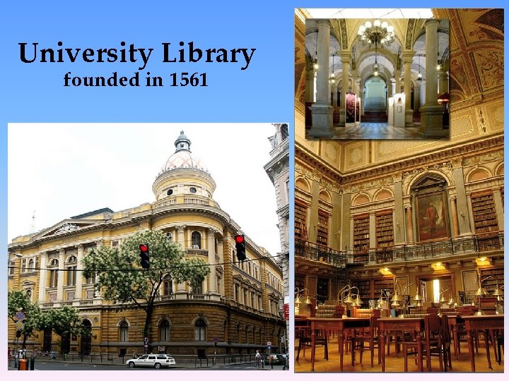 University Library founded in 1561 