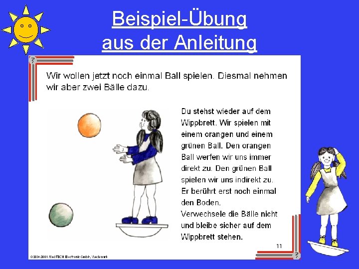 Beispiel-Übung aus der Anleitung 