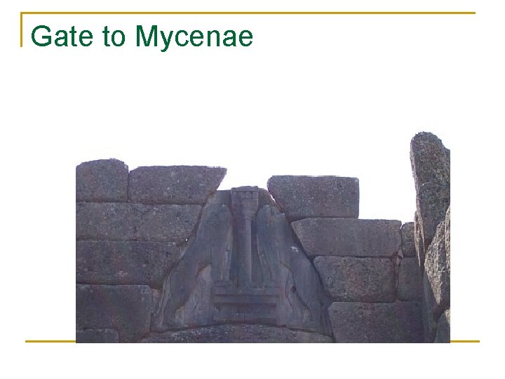 Gate to Mycenae 