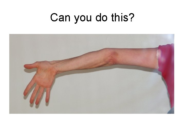 Can you do this? 